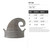 Elf Hat Steel Cutout Shape - Raw Metal Wall Art and Craft Supply