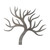Fall Tree Steel Cutout Shape - Raw Metal Wall Art and Craft Supply