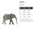 Elephant Steel Cutout Shape - Raw Metal Wall Art and Craft Supply