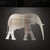 Elephant Steel Cutout Shape - Raw Metal Wall Art and Craft Supply