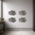 Clouds Steel Cutout Shape - Raw Metal Wall Art and Craft Supply
