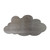 Clouds 2 Steel Cutout Shape - Raw Metal Wall Art and Craft Supply