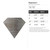 Diamond 3 Steel Cutout Shape, Raw Metal Wall Art and Craft Supply