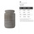 Jar Steel Cutout Shape - Raw Metal Wall Art and Craft Supply