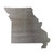 Missouri Steel Cutout Shape - Raw Metal Wall Art and Craft Supply