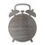 Alarm Clock Steel Cutout Shape - Raw Metal Wall Art and Craft Supply