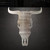 Cow Skull Steel Cutout Shape - Raw Metal Wall Art and Craft Supply