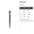 Paint Brush Steel Cutout Shape - Raw Metal Wall Art and Craft Supply