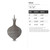 Onion Steel Cutout Shape - Raw Metal Wall Art and Craft Supply