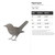 Nightingale Steel Cutout Shape, Raw Metal Wall Art and Craft Supply