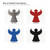 Christmas Tree Angel Steel Cutout Shape, Raw Metal Wall Art and Craft Supply