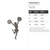 Cheerleader 2 Steel Cutout Shape, Raw Metal Wall Art and Craft Supply