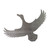 Flying Duck Steel Cutout Shape - Raw Metal Wall Art and Craft Supply
