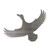 Flying Duck Steel Cutout Shape, Raw Metal Wall Art and Craft Supply