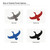 Flying Duck Steel Cutout Shape, Raw Metal Wall Art and Craft Supply