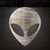 Alien 2 Steel Cutout Shape - Raw Metal Wall Art and Craft Supply