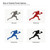 Football Player 2 Steel Cutout Shape, Raw Metal Wall Art and Craft Supply