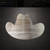 Cowboy Hat 2 Steel Cutout Shape, Raw Metal Wall Art and Craft Supply