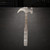 Hammer 2 Steel Cutout Shape, Raw Metal Wall Art and Craft Supply