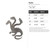 Hydra Steel Cutout Shape, Raw Metal Wall Art and Craft Supply
