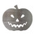Jack O Lantern 5 Steel Cutout Shape - Raw Metal Wall Art and Craft Supply