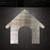 Dog House Steel Cutout Shape, Raw Metal Wall Art and Craft Supply