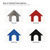 Dog House Steel Cutout Shape, Raw Metal Wall Art and Craft Supply