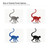 Monkey 2 Steel Cutout Shape - Raw Metal Wall Art and Craft Supply