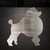 Poodle Steel Cutout Shape - Raw Metal Wall Art and Craft Supply