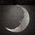 Moon 3 Steel Cutout Shape - Raw Metal Wall Art and Craft Supply