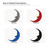 Moon 3 Steel Cutout Shape - Raw Metal Wall Art and Craft Supply