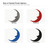 Moon 3 Steel Cutout Shape, Raw Metal Wall Art and Craft Supply