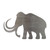 Mammoth Steel Cutout Shape - Raw Metal Wall Art and Craft Supply