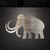 Mammoth Steel Cutout Shape, Raw Metal Wall Art and Craft Supply