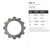 Gear 12 Steel Cutout Shape - Raw Metal Wall Art and Craft Supply
