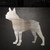 Boston Terrier Steel Cutout Shape, Raw Metal Wall Art and Craft Supply
