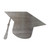 Graduation Cap Steel Cutout Shape - Raw Metal Wall Art and Craft Supply