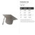 Graduation Cap Steel Cutout Shape - Raw Metal Wall Art and Craft Supply