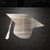 Graduation Cap Steel Cutout Shape - Raw Metal Wall Art and Craft Supply