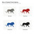 Lion Steel Cutout Shape - Raw Metal Wall Art and Craft Supply