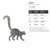 Lemur Steel Cutout Shape - Raw Metal Wall Art and Craft Supply