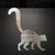 Lemur Steel Cutout Shape, Raw Metal Wall Art and Craft Supply