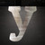 Lower Case Y Steel Cutout Shape - Raw Metal Wall Art and Craft Supply