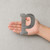 Lower Case P Steel Cutout Shape - Raw Metal Wall Art and Craft Supply