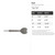 Dart Steel Cutout Shape - Raw Metal Wall Art and Craft Supply