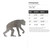 Chimpanzee Steel Cutout Shape, Raw Metal Wall Art and Craft Supply