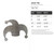 Jester Hat Steel Cutout Shape - Raw Metal Wall Art and Craft Supply