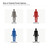 Man Steel Cutout Shape - Raw Metal Wall Art and Craft Supply