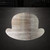 Bowler Hat Steel Cutout Shape - Raw Metal Wall Art and Craft Supply