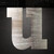 Lowercase Letter U Steel Cutout Shape - Raw Metal Wall Art and Craft Supply